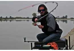 Ledger fishing for bream in the canal